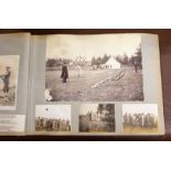 Royal Interest - A early 20th century photograph album, containing original black and white