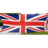 A large Union Jack flag, 384cm x 190cm