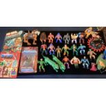 Masters of The universe vintage 1980s toys; Large selection, to include a boxed unopened Beat Man