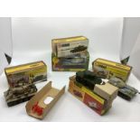 Vintage Diecast boxed Boxed Corgi military vehicles ; Very good and some unused; to include 902