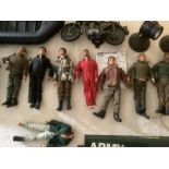 Palitoy Vintage action Man 1970 Very Large private childhood collection of Figures, talking