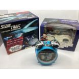 *** to be REOFFERED in June 29th Antique sale-Toy section*** Vintage Star Trek novelty clock , 2