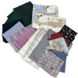 Vintage fabrics and Fabric Guild fat quarters to include Laura Ashley chintz (139 cm), Laura