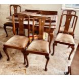 *****RE-OFFER FOR JUNE SALE £30-40***** A 20th century mahogany drawleaf extending dining table