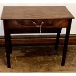 *****REOFFER FOR THE JUNE SALE £30-50***** A George III mahogany folding tea table with