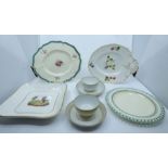 A group lot of Neale & Co and Wilson factory C1800-1810. Some damage as shown, tea bowls and saucers