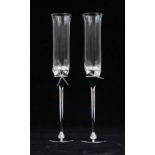 Vera Wang - A pair of champagne glasses as new within white box.