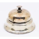 An Edwardian silver bell, of standard form, hallmarked by Grey & Co., Birmingham, 1905, filled