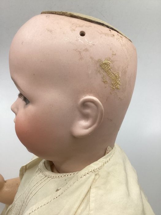 Antique Kestner 257 23” German Character Baby bisque head doll c 1915. Beautiful Bisque smooth - Image 3 of 26