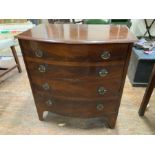 George III style bedside drawer unit