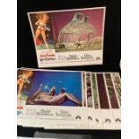 Genuine Barbarella Lobby Cards x 8 1968
