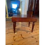 A Regency flamed mahogany bedside commode, the top