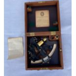 A 20th cent cased Sextant
