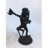 An Indian bronze figure of a deity. H:12.5cm