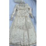 **WITHDRAWN**Vintage wedding dress together with a quantity of vintage clothes.