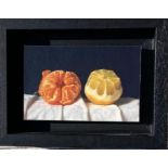 Kate Verrion, Lemon & Tangerine Painting , oil on canvas
