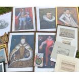 A large collection of prints with Royal interest and Richmond and others