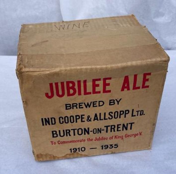 A cased Sealed Crate of Jubilee Ale 1910-1935 Coope &  Allsopp Burton On trent