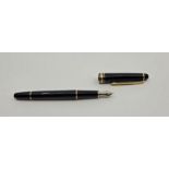 A Mont Blanc Meisterstuck fountain pen, with bi-colour 14ct. gold 18120 Mont Blanc nib.