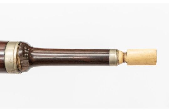 Wood instrument, W. Madelaine, Westminster, London. Belived to be a Bagpipes practise pipe - ` - Image 3 of 4