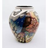 Moorcroft Pottery: A large "Guardian Angel" vase, dated 2011, signed and marked to base by Emma