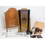 A collection of Art Deco period and style items to include: 'The Ottest - The Interwoven Stove';