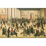 After L.S. Lowry (1887-1976) Punch & Judy  Lithograph produced by Baynard Press for School Prints