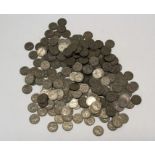 One large bag of Queen Elizabeth sixpences various dates plus eighteen George VI sixpences and