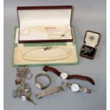 A selection of silver and vintage costume jewellery. Featuring a sterling silver Catherine Best