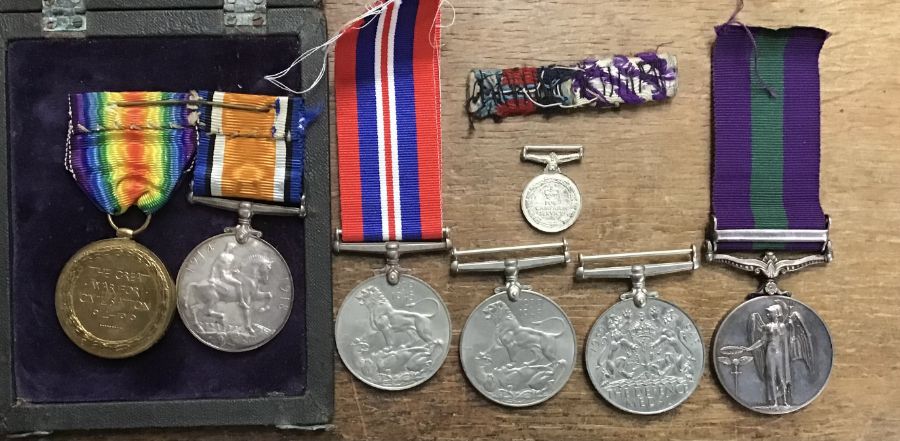 Collection of British Medals including WW1 pair of War & Victory Medals to 163525 GNR F.B.Burch - Image 4 of 4