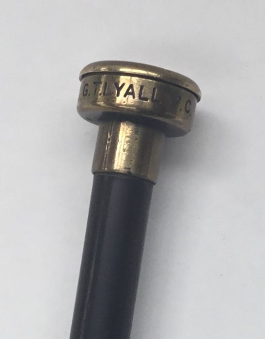 A scarce and unusual Victoria Cross / Masonic related inter war / WW2 period swagger stick with - Image 4 of 5