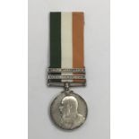 King’s South Africa Medal, with clasps South Africa 1901 and South Africa 1902. Officially impressed