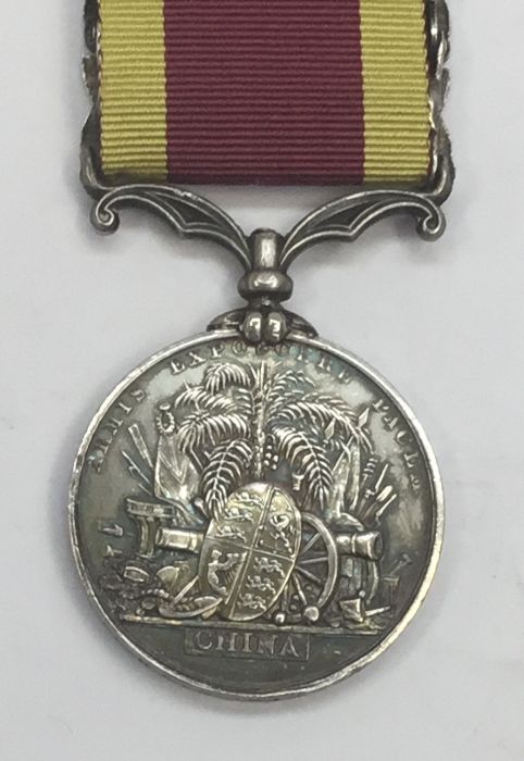 Second China War Medal, with clasps for Pekin 1860, and Taku Forts 1860. Officially impressed to ( - Image 4 of 6