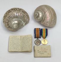 WW1 medal pair awarded to 531 Acting Colour Sergeant Joseph Thomas Body, Rifle Brigade. Together