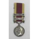 Second China War Medal, with clasps for Pekin 1860, and Taku Forts 1860. Officially impressed to (