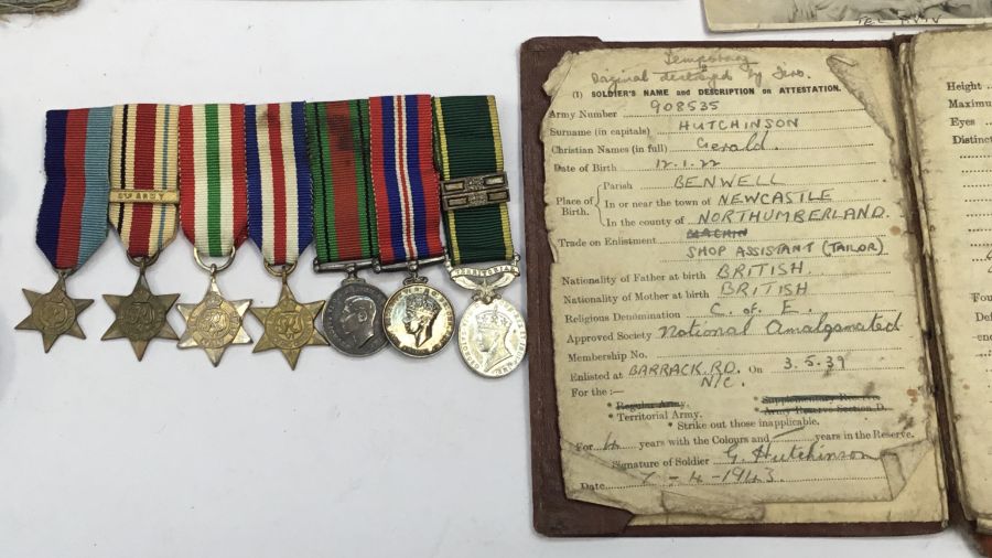 An exceptional and rare WW2 and Post WW2 era medal group and photo archive to 908535 L/Cpl Gerald - Image 3 of 27