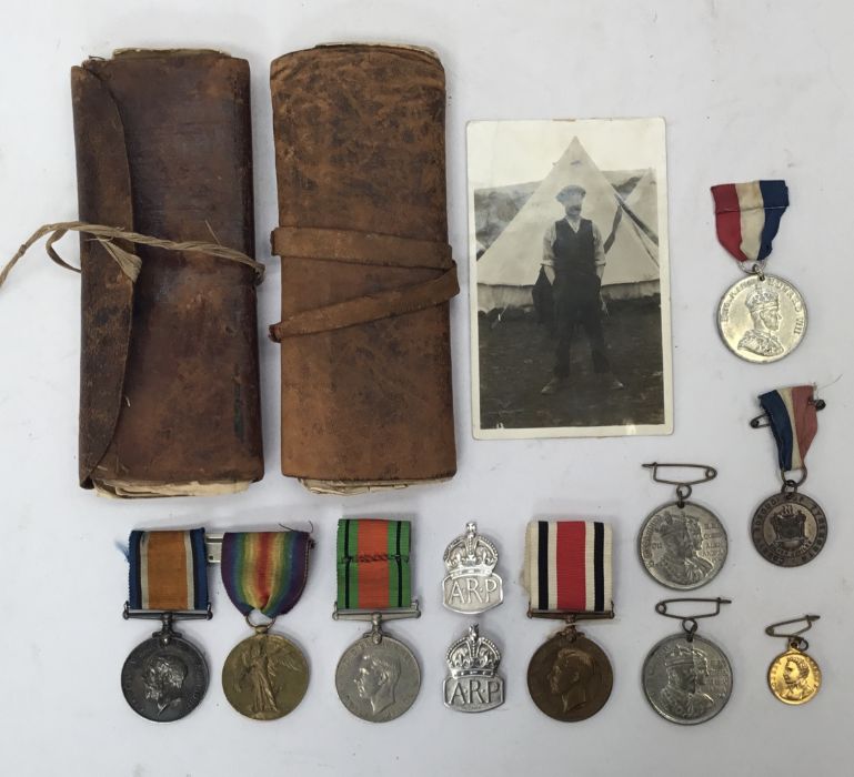 An interesting collection of Victorian through to WW2 items of Militaria, all relating to two