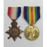WW1 Royal Navy casualty pair, awarded to J.8072 Signalman Eric Joseph Mitchener. To include: The