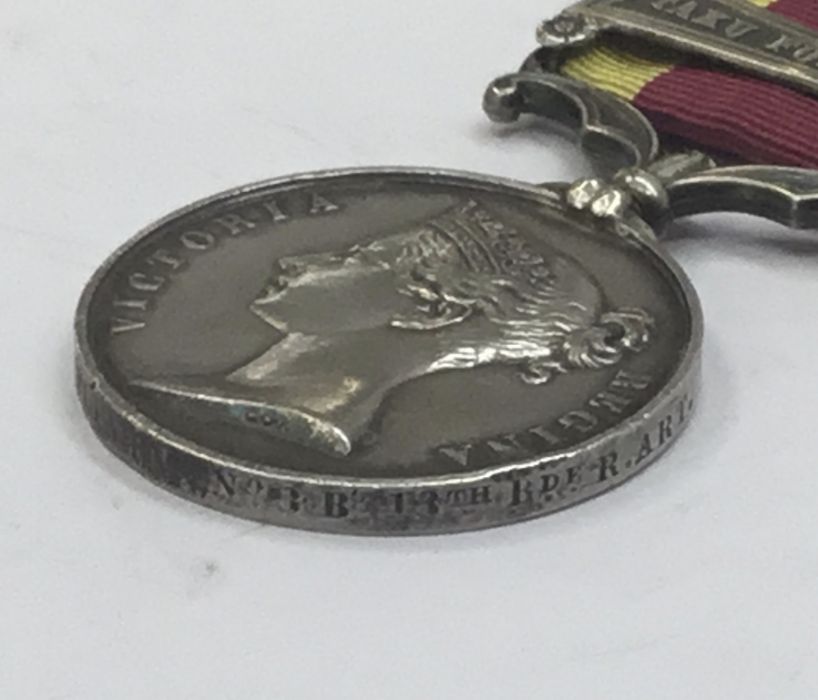 Second China War Medal, with clasps for Pekin 1860, and Taku Forts 1860. Officially impressed to ( - Image 6 of 6