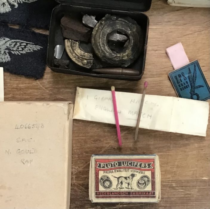 RAF Medals and documents to Cpl N. Gould with other items, Medals - WW2 Defence Medal (Home Guard - Image 4 of 4