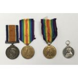 A WW1 medal pair awarded to 45985 Pte H Slater Kings Own Yorkshire Light Infantry. Plus another