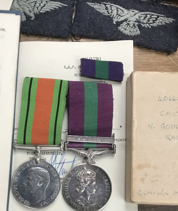 RAF Medals and documents to Cpl N. Gould with other items, Medals - WW2 Defence Medal (Home Guard - Image 2 of 4