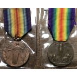 WW1 Allied Nations Victory Medals to Portugal (unofficial type 1) and Italy (Official type 3 F.M