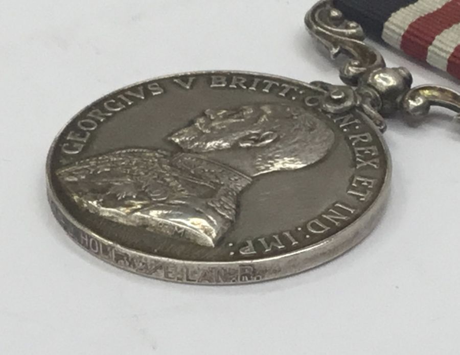 WW1 Military Medal, named to 235816 Cpl J. Holt 2 / East Lancashire Regiment. Complete with original - Image 5 of 5