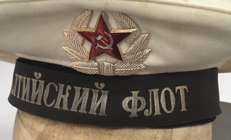 A selection of post WW2 European military caps. To include: 4 East German examples, a German naval - Image 7 of 9