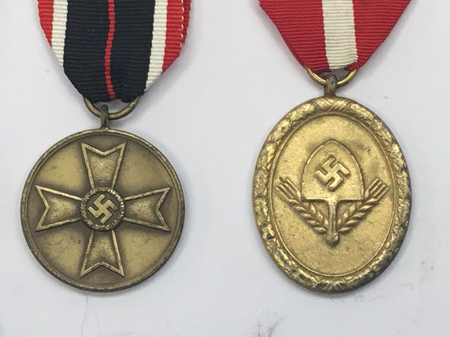 A selection of German WW2 and earlier medals. To include: a War Merit cross with swords (marked 33 - Image 3 of 8