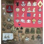 Collection of British and World Military cap & uniform badges. see pictures for details.