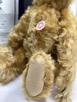 Steiff 50cm Replica 1991 Teddy Barle golden white tag no 1836 /6000 produced-Large robust 1904