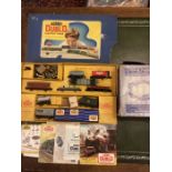 Hornby Vintage Dublo Train trucks  wagons carriages, ephemera and also an A£ power unit vintage