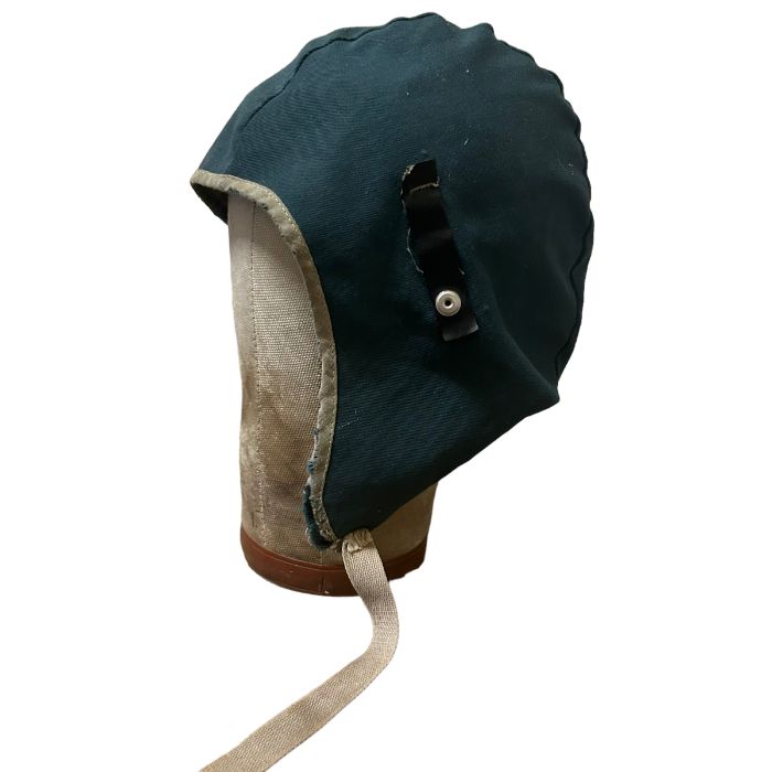 1920s-30swomen's driving helmets including one in tweed with a small peak (3) - Image 3 of 3